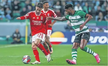  ?? ?? Com Rafa a n.º 9, no Benfica, abrem-se linhas retas em direção à baliza