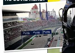  ??  ?? CROWD PLEASER: record hunter Lewis Hamilton snatched pole position in front of around 30,000 fans (inset)