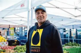  ?? ?? Harvindar Singh runs the West Oakland Farmers Market, which is open on Sundays from 10 a.m. to 2 p.m.