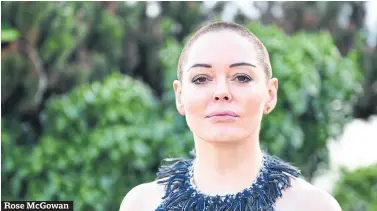  ??  ?? Rose McGowan