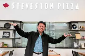  ?? LEO SABANGAN ?? Steveston Pizza Philippine­s CEO Richard Go. —