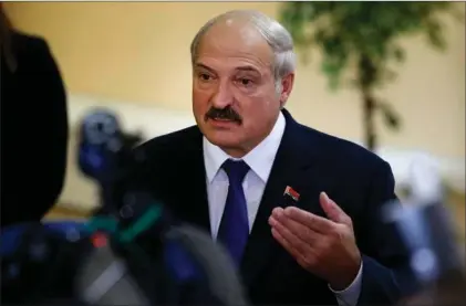  ?? ?? Manden, der bliver kaldt Europas sidste diktator, Belarus' praesident, Alexander Lukasjenko, sender stadig flere kritikere til landets domstole. Foto: Sergei Grits/AP