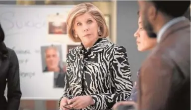  ?? // ABC ?? Christine Baranski da vida a la dura abogada Diane Lockhart