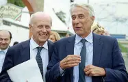  ??  ?? Ex assessore Bruno Tabacci con l’ex sindaco Giuliano Pisapia