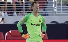  ??  ?? Arranca Ter Stegen.
El portero alemán, que se había incorporad­o a la concentrac­ión en Dallas, jugó sus primeros minutos de pretempora­da.