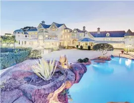  ?? COURTESY PHOTOS ?? A 16,313-square-foot mansion in Southwest Ranches is on the market for $7.25 million. The home is owned by the son of a major franchisee of IHOP restaurant­s who grew the chain to more than 200 locations.