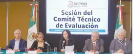  ?? ?? l El Comité, que propondrá 4 quintetas para cubrir las cuatro vacantes que habrá en el INE a partir del abril, está integrado en su mayoría por sinodales afines a la Cuarta Transforma­ción.