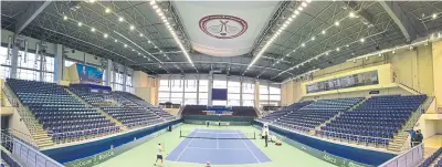  ??  ?? El Centro Nacional de Tenis de Astana, envidiable para más de una potencia de este deporte