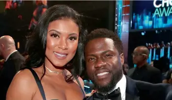  ??  ?? Kevin Hart and Eniko Parrish have been together for 8 years and are currently expecting their first child