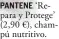  ??  ?? PANTENE ‘Repara y Protege’ (2,90 €), champú nutritivo.