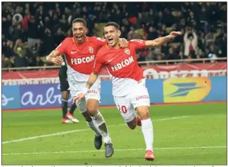  ?? (Photo Cyril Dodergny) ?? Auteur de 9 buts en Ligue 1 en 2018 (personne n’a fait mieux), Rony Lopes est devenu l’arme offensive numéro 1 de l’AS Monaco.