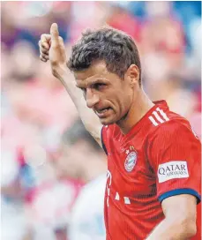  ?? FOTO: IMAGO ?? Daumen hoch: Thomas Müller, Champions-League-Routinier.