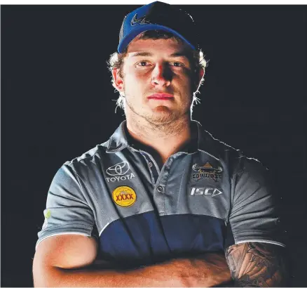  ?? OVERCOMING OBSTACLES: Cowboys player Josh Chudleigh is looking forward to the 2018 NRL season. Picture: ZAK SIMMONDS ??