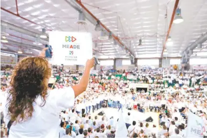  ?? JORGE GONZÁLEZ ?? Realizó campaña en Ciudad Victoria y Tampico, Tamaulipas.