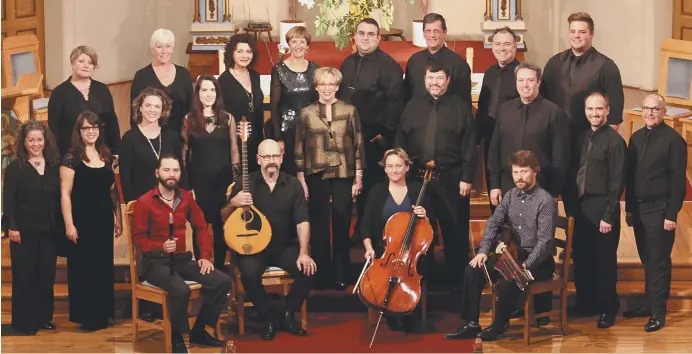  ??  ?? Le Choeur Louisbourg donnera un concert intitulé Chants marins, chants d’amour et présentera son premier disque lors de sa tournée à divers endroits de la province, du 22 au 25 septembre. - Gracieuset­é