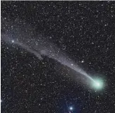  ??  ?? The majestic comet Lovejoy