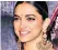  ??  ?? Deepika Padukone, a Bollywood actress, was threatened with violence after playing the lead role in the film Padmavati