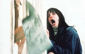  ?? WARNER BROS. WARNER BROS. ?? Wendy Torrance (Shelley Duvall) tries to avoid her insane husband in “The Shining.”