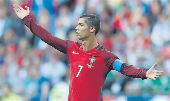  ?? FOTO: AP ?? Cristiano Ronaldo habló tras el partido ante México, pero lo hizo para valorar el encuentro de Portugal, no para dar pistas sobre su futuro