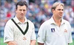  ?? GETTY ?? ■ Shane Warne (right) has slammed former captain Steve Waugh in his new book.