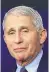  ??  ?? Dr. Anthony Fauci