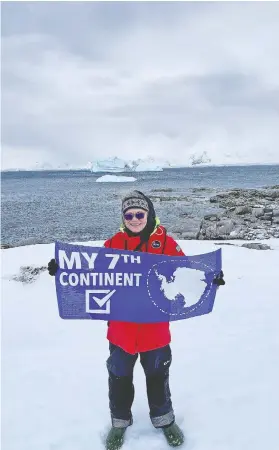  ??  ?? Travel writer Jane Mundy says that her trip to “serene and surreal” Antarctica was a favourite.