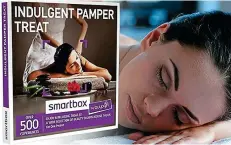  ??  ?? The ideal way to unwind: Buyagift’s Indulgent Pamper Treat Smartbox