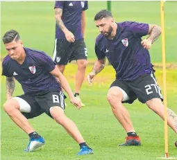  ?? Prensa river ?? Zuculini y Pratto; River entra mañana en la cancha