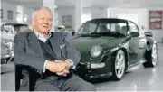  ??  ?? Wolfgang Porsche and the iconic 911 Turbo.