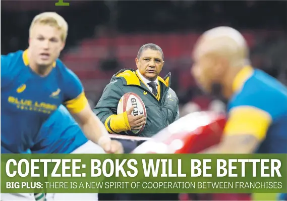  ?? Picture: Getty Images ?? OPTIMISTIC. Springbok coach Allister Coetzee believes having more time to plan will stand them in good stead this season.