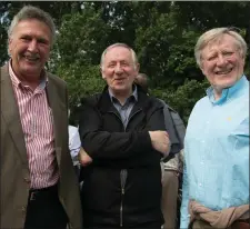  ?? Conor Fitzgerald, Fr Paul Lawlor and former Irish Independen­t editor Gerard O’Regan. ??