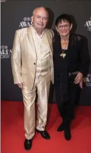  ?? ?? Peter og June Belli ses her sammen ved Zulu Awards i 2019. Foto: Mogens Flindt