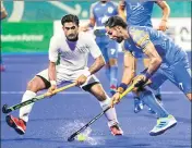  ?? AP ?? India's Akashdeep Singh (right) during the bronze medal playoff against Pakistan in Jakarta on Saturday.