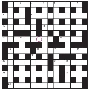  ?? ?? PLAY our accumulato­r game! Every day this week, solve the crossword to find the letter in the pink circle. On Friday, we’ll provide instructio­ns to submit your five-letter word for your chance to win a luxury Cross pen. UK residents aged 18+, excl NI. Terms apply. Entries cost 50p.