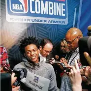  ??  ?? After one year at Kentucky, Cypress Lakes’ De’Aaron Fox now awaits his NBA fate in next month’s draft.