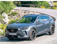  ?? FOTO: SEAT ?? Wild und stark präsentier­t sich der Cupra Formentor. Der spanische Crossover ist Cupras erstes eigenständ­iges Modell.