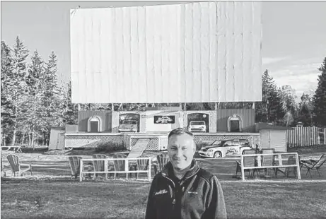  ?? SUBMITTED PHOTO ?? Bob Boyle, owner of the Brackley Drive-In, says new policies put in place by Disney Studios are threatenin­g the viability of single-screens and drive-ins.