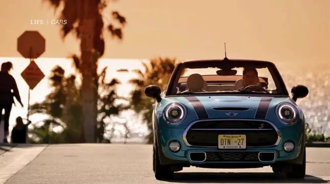  ??  ?? drive in style Best way to enjoy a Cooper