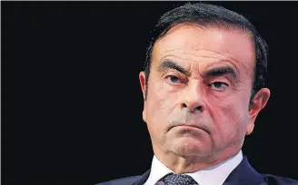  ?? REGIS DUVIGNAU / REUTERS ?? Passatempo. Ghosn: na prisão, preferênci­a por livros de suspense do inglês Jeffrey Archer