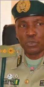 ??  ?? Controller General of Nigerian Prisons Service,