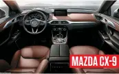  ??  ?? Mazda CX-9