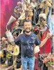  ??  ?? Beliebter Gast an Italiens Krippen: Ex-Innenminis­ter Matteo Salvini.