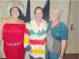  ?? PHOTOS: BILL BROOKS ?? Pictured at the event held in the home of Ann McCaig recently in support of the Walrus Foundation are distinguis­hed hostesses Jane McCaig, left, Ann McCaig and Roxanne McCaig. Guests dressed in Canadianai­nspired attire for the cocktail reception.