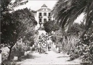  ?? (DR) ?? Hôtel, Colonie d’enseigneme­nt horticole et ménager pour les orphelins de guerre, « home pour enfants »... le site de l’actuel castel Val Mar à la Fontonne a une sacrée histoire.