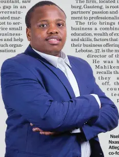  ?? ?? Nselelo Nxasana, Atlegang co-founder