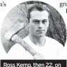  ?? ?? Ross Kemp, then 22, on the set of Emmerdale Farm in November 1986