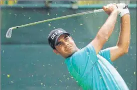  ?? AP PHOTO ?? ▪ Shubhankar Sharma came into WGCMexico Championsh­ip on the back of victory at the Maybank Championsh­ip in Malaysia.