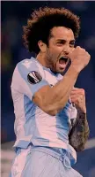  ??  ?? Felipe Anderson, 24 anni, autore del terzo gol laziale AP