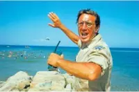  ?? UNIVERSAL PICTURES VIA AP ?? Roy Scheider appears in a scene from the iconic 1975 film “Jaws.”