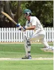  ??  ?? Downlands College batsman Matthew Smith.